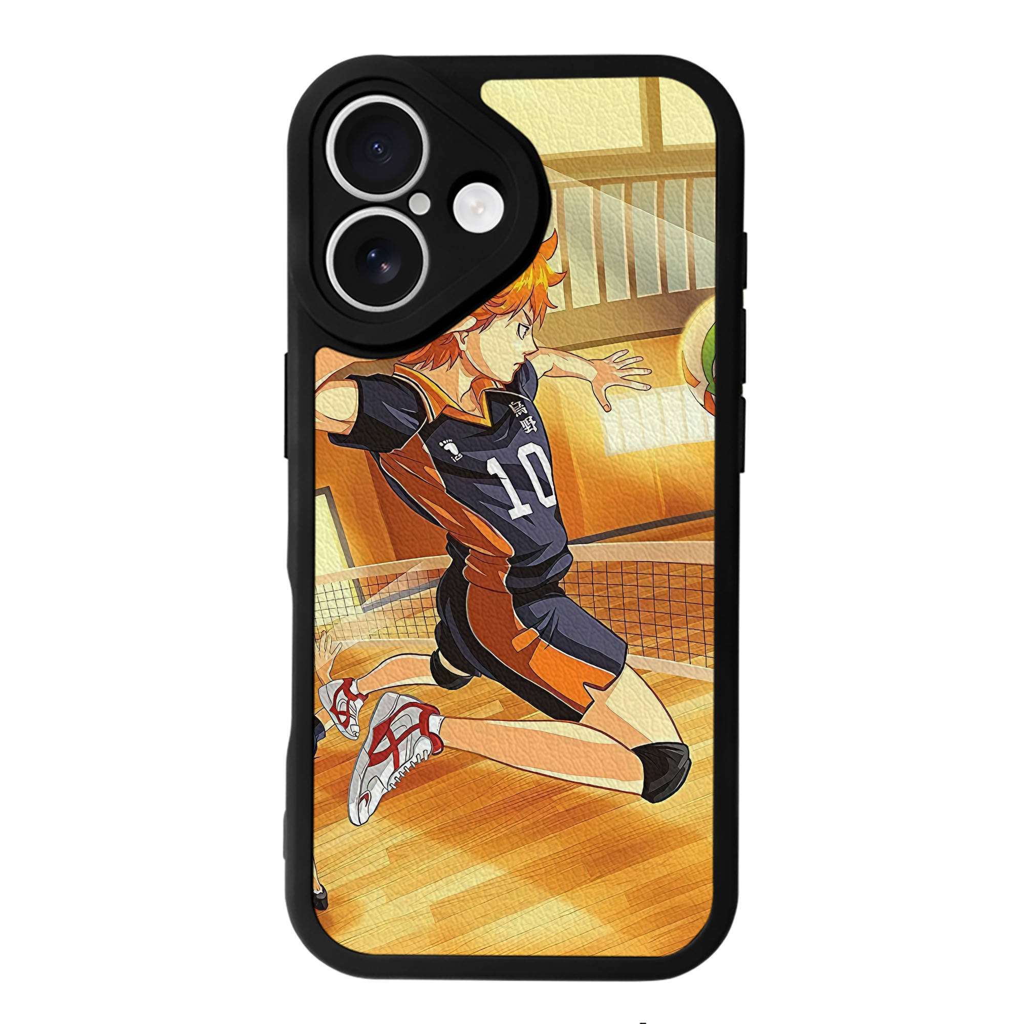 （画像用） ハイキュー!! Haikyu!! 【iPhone 16シリーズ対応】シリコンスマホケース（レザー調） 材質：シリコン
